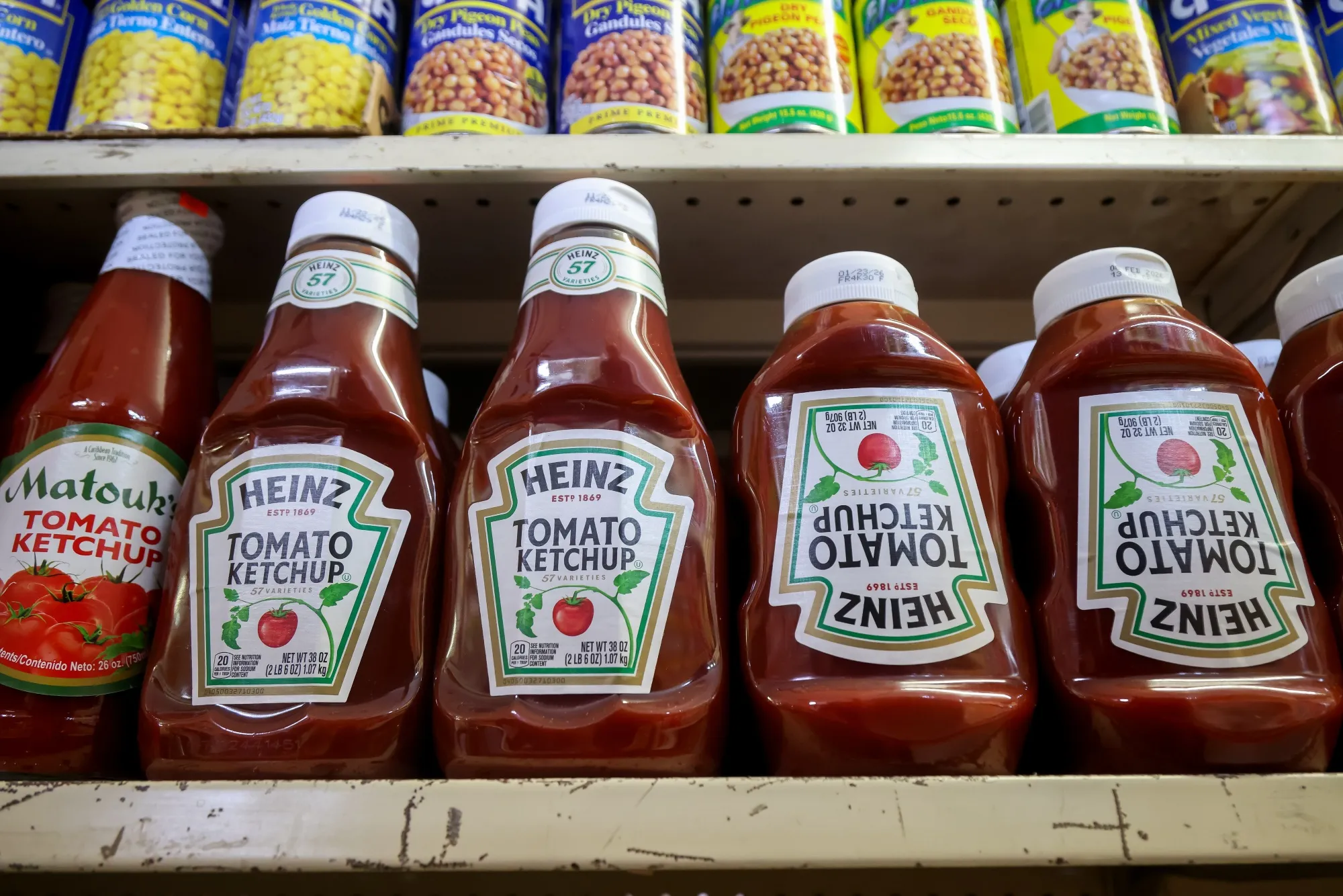 Kraft Heinz Ketchup at a store in New York.