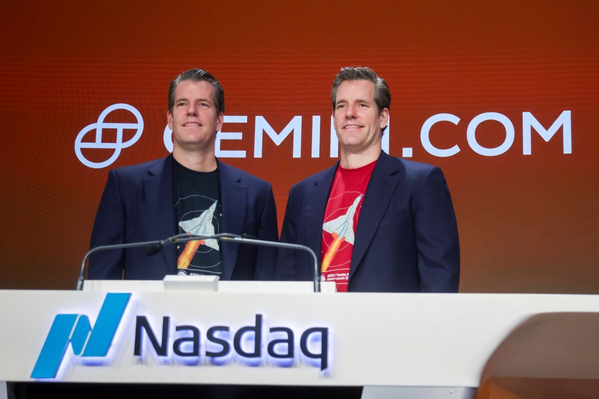 
                            Winklevoss’ Gemini Risks a Hard Landing After the Crypto Rout