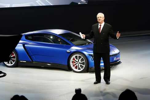Martin Winterkorn, chief executive officer of Volkswagen.