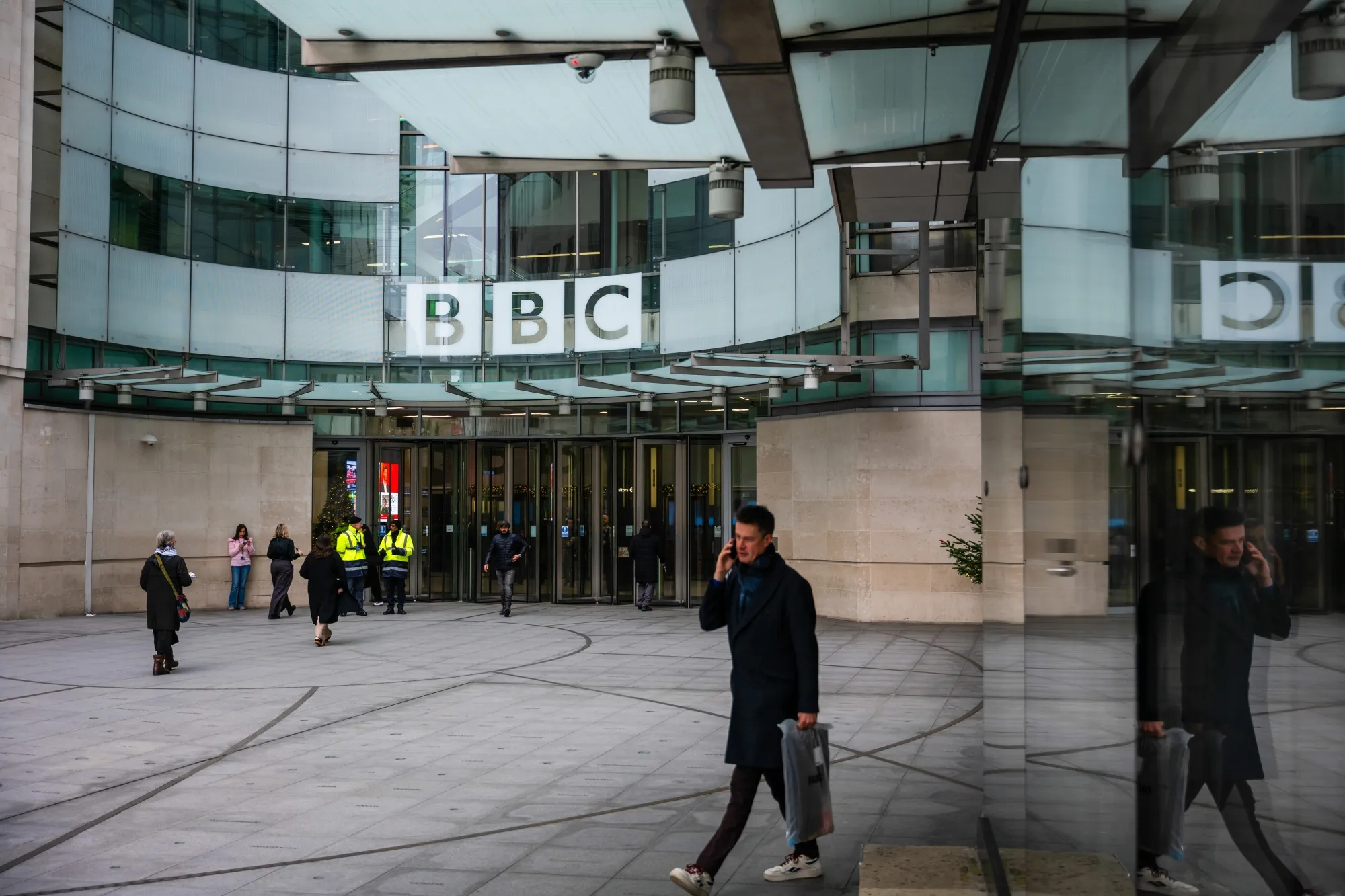 BBC headquarters in London.