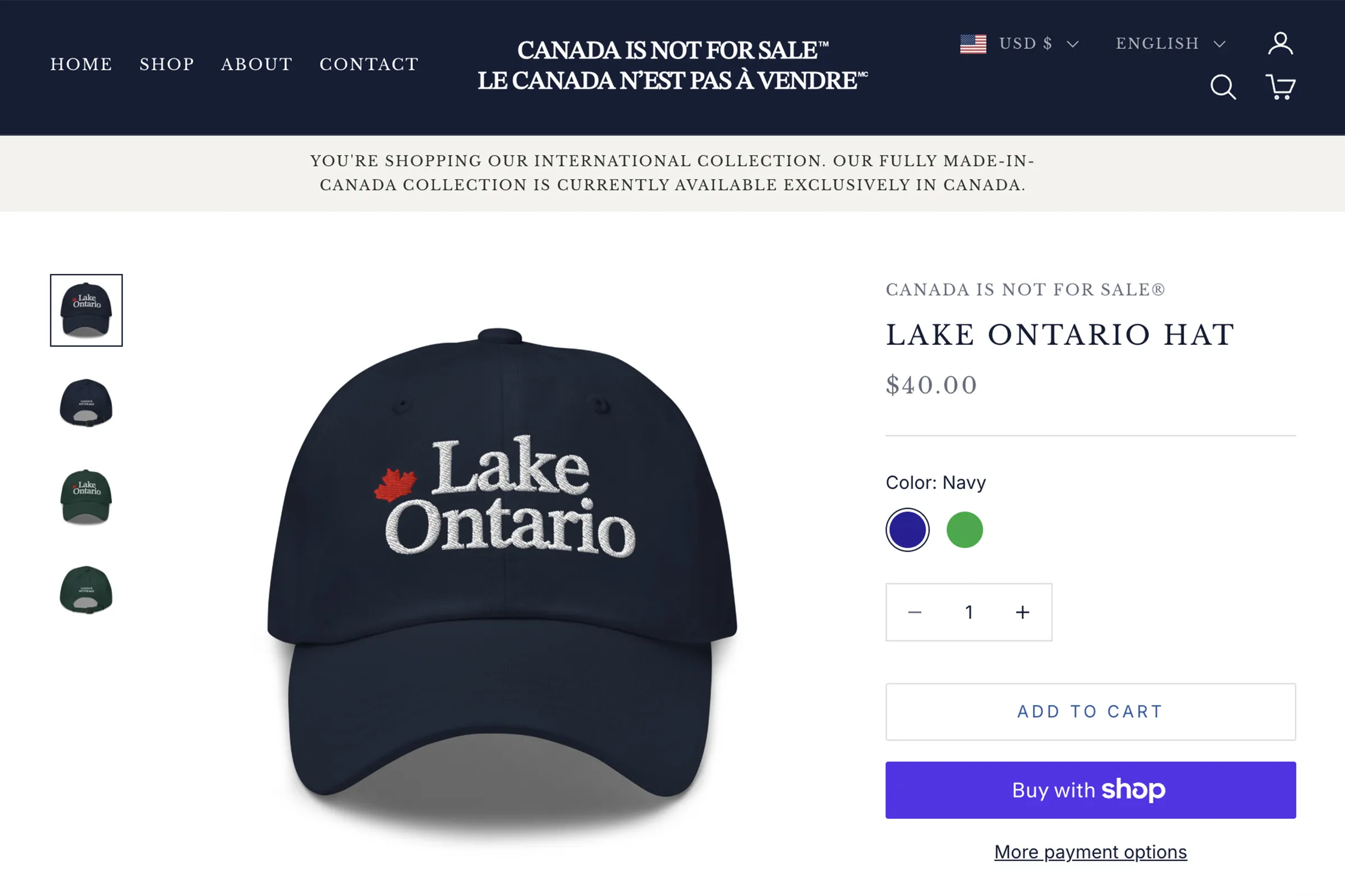 Trump signs order renaming Lake Ontario on US maps; Ottawa couple's 'Lake Ontario' hat takes about 100 orders