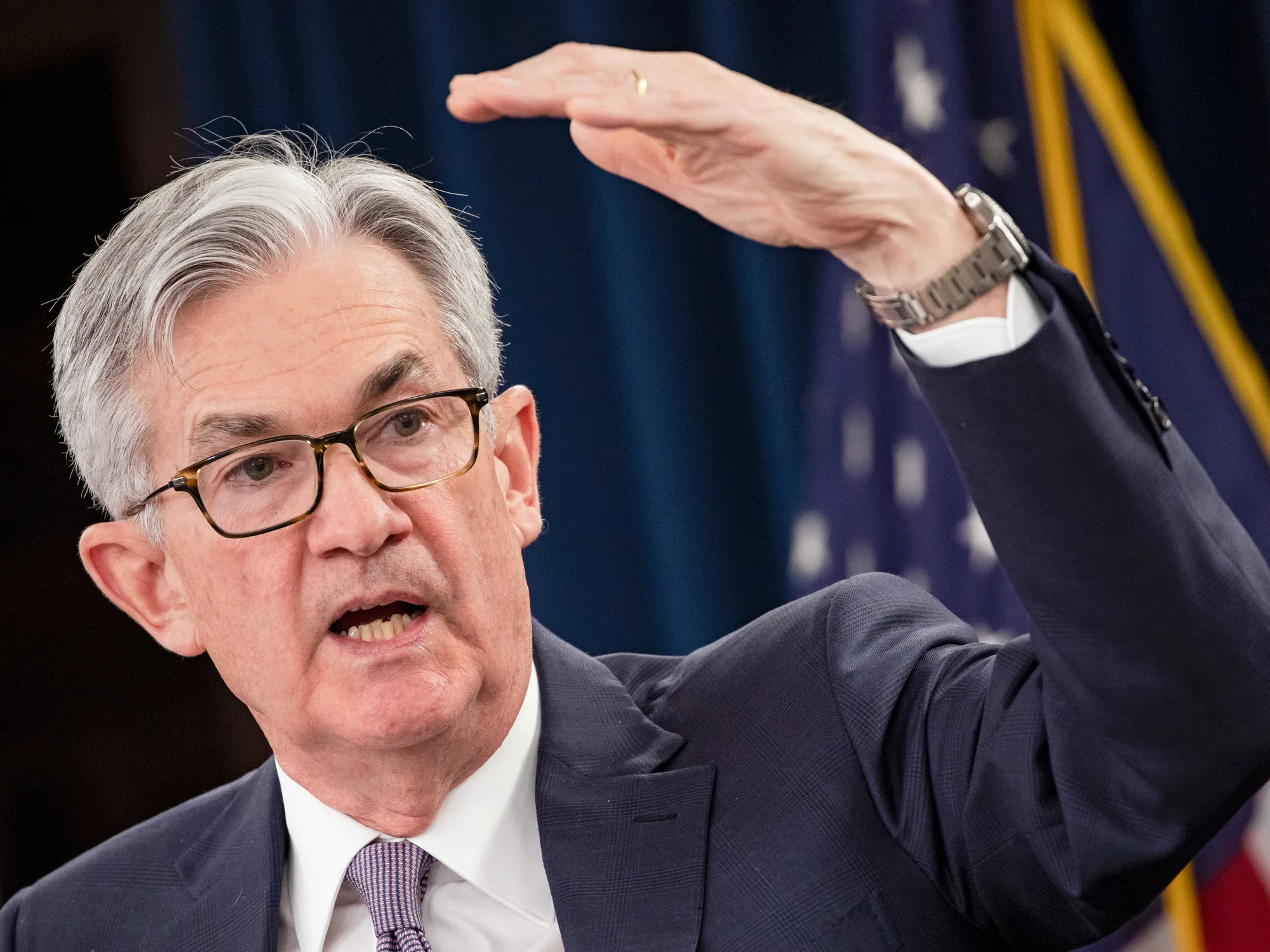 Rates aren’t headed this direction —&nbsp;yet.&nbsp;Photographer: Samuel Corum/Getty Images North America