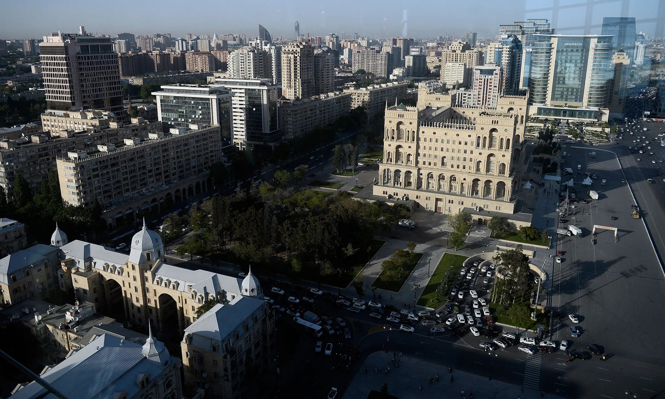 Azerbaïdjan's capital Baku.
