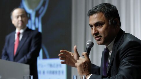 Nikesh Arora and Masayoshi Son