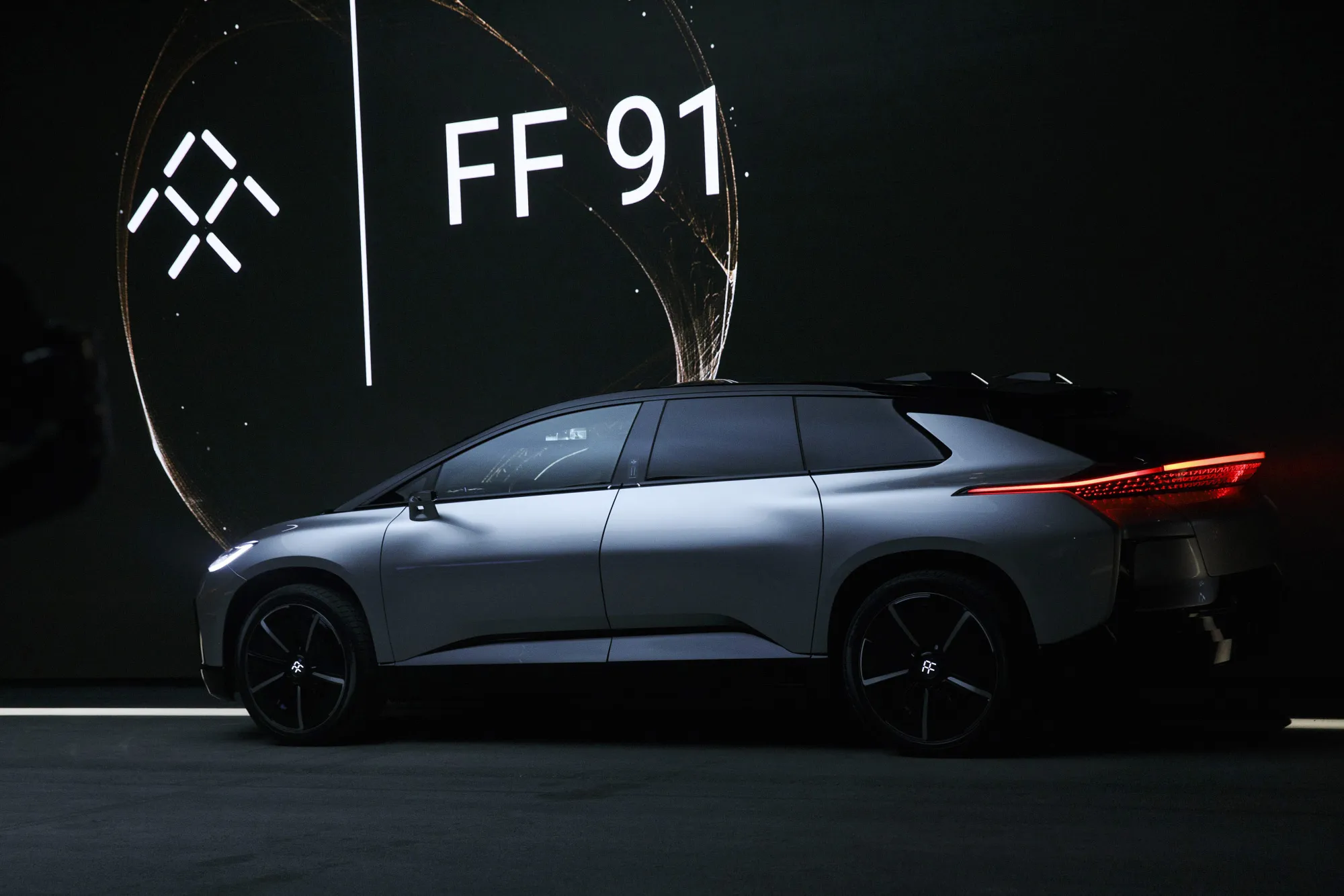 The Faraday Future FF91 electric car 