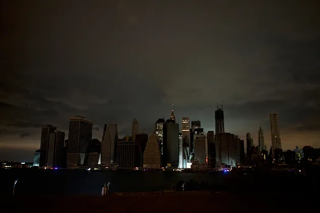 Manhattan on Oct. 30, after Superstorm Sandy left much of New York without power