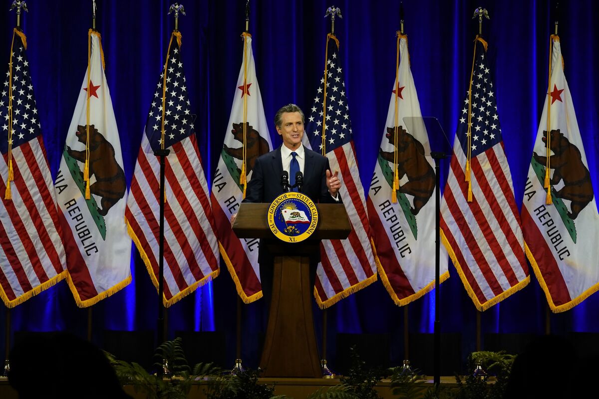 California’s Newsom Vows GasPrice Relief in Optimistic State of State