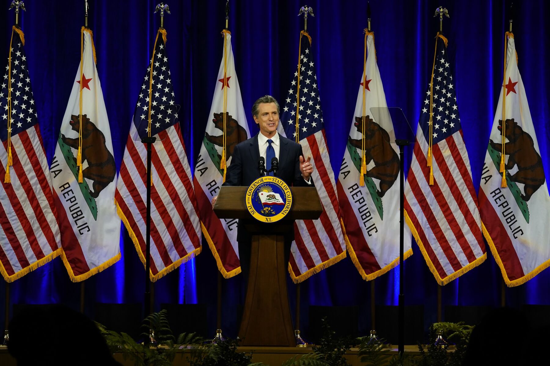 California’s Newsom Vows Gas-Price Relief In Optimistic State Of State ...