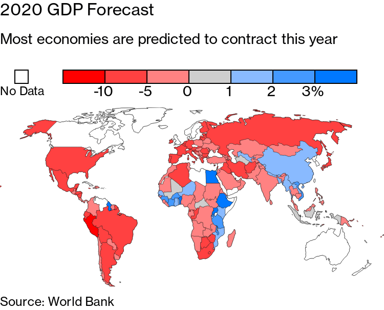 World Bank Sees EM Economies Shrinking for First Time Since 1960 ...