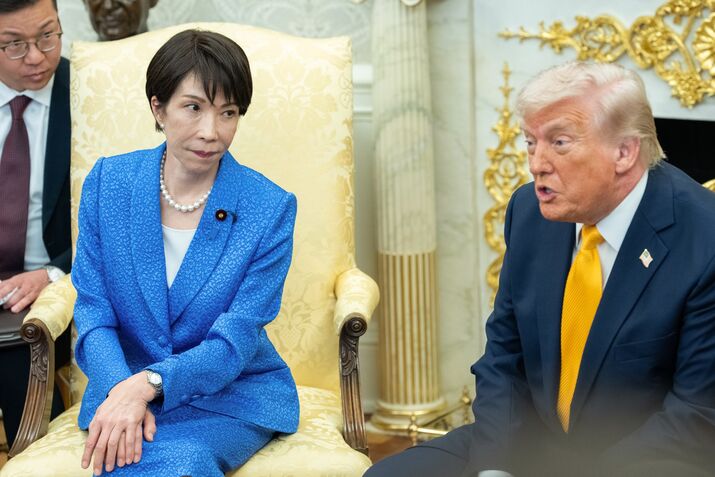 President Trump Hosts Japan's Prime Minister Takaichi At White House