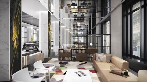 Cadillac says the house is meant to be a physical presence that shows the brand's vision and values.