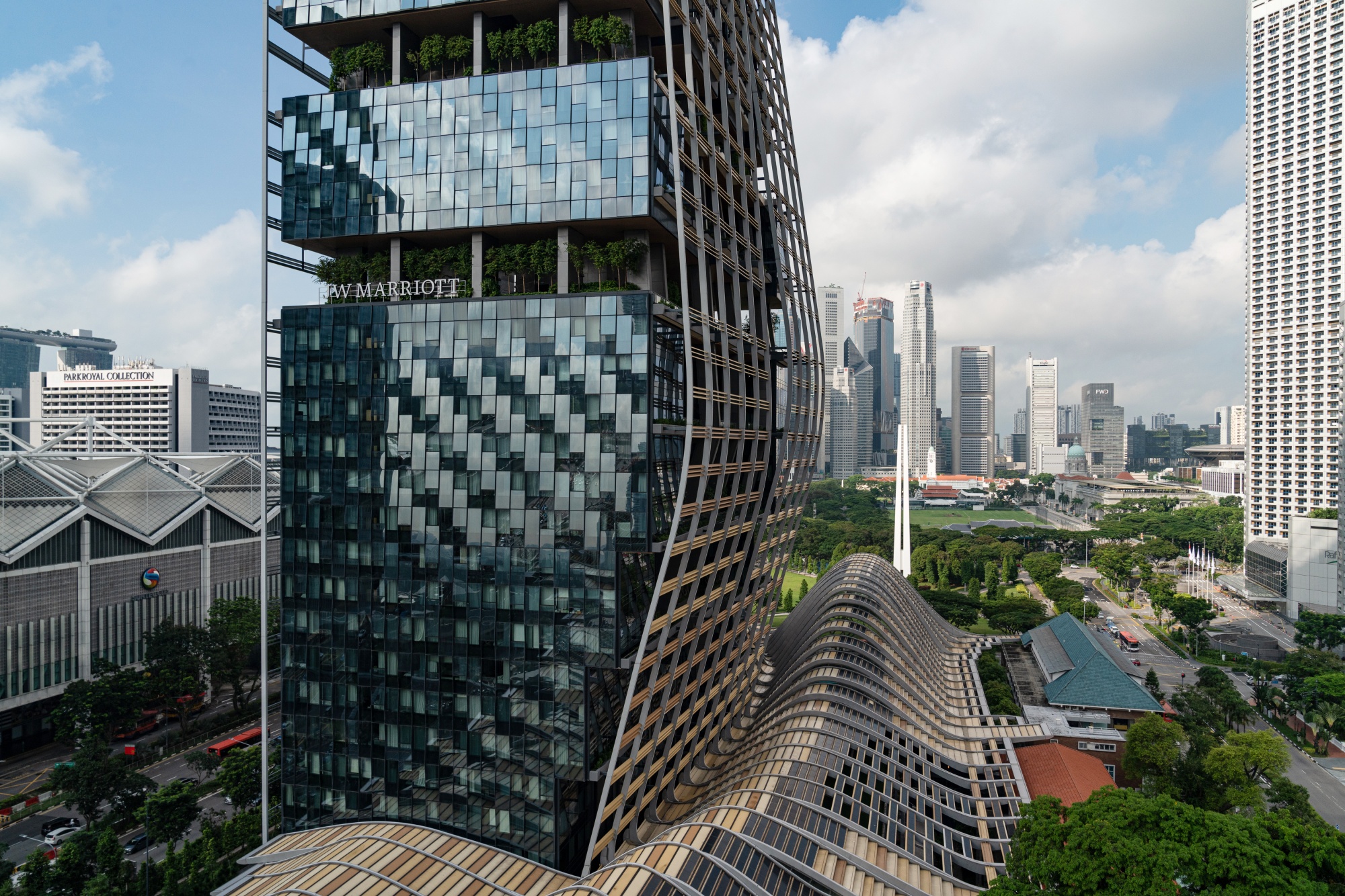 Singapore’s South Beach complex&nbsp;designed by&nbsp;Foster + Partners for&nbsp;City Developments Ltd., on&nbsp;April 27.&nbsp;