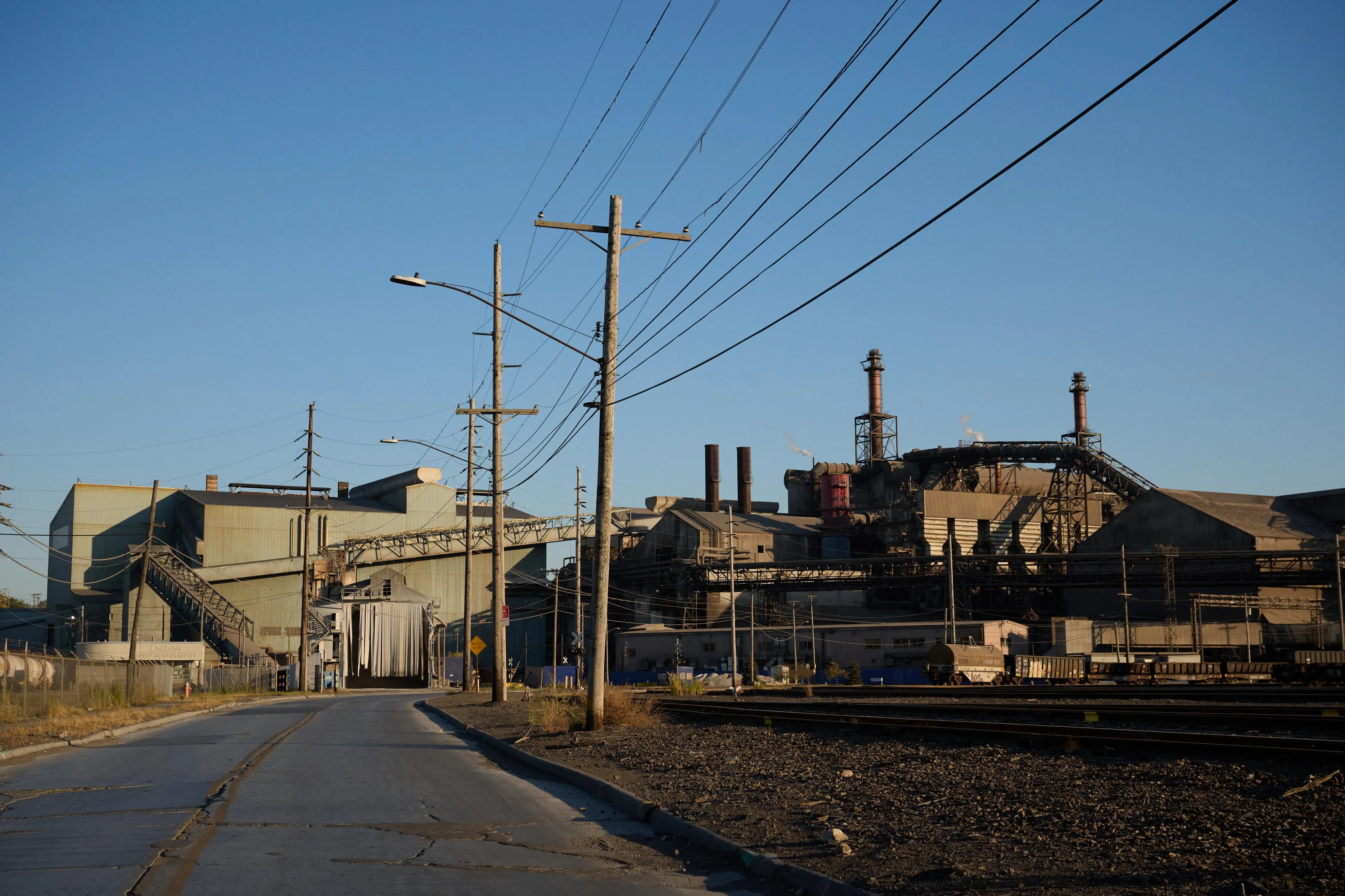 The Cleveland Cliffs Cleveland Works steel mill facility in Cleveland.