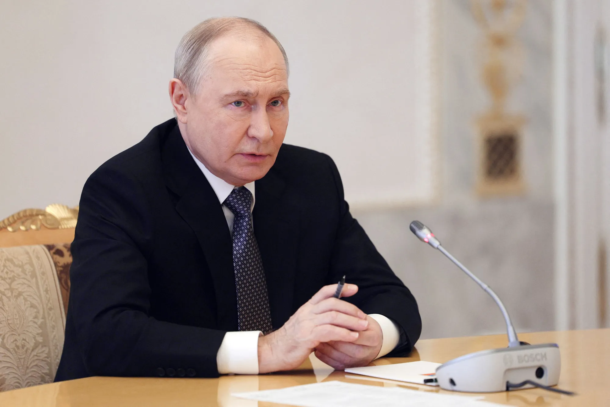 Vladimir Putin in a