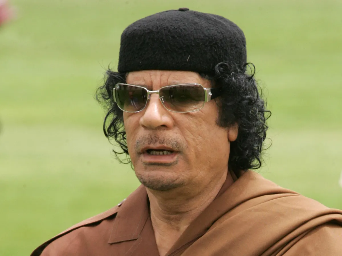 Libyan leader Muammar Qadaffi in April 2008.