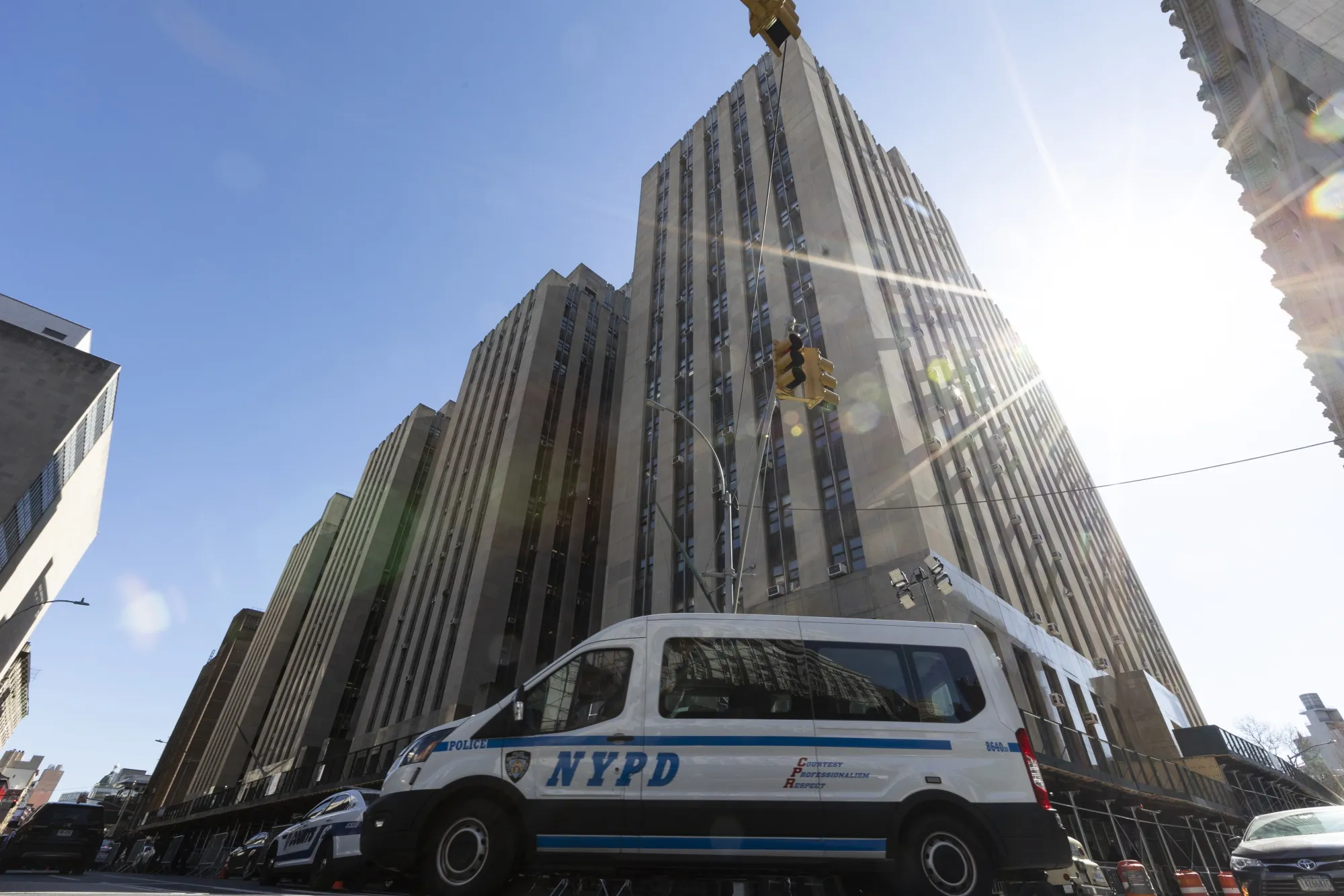The Manhattan Criminal Courthouse is one of two venues where the Manhattan District Attorney is testing out a pilot program to divert some people out of court.