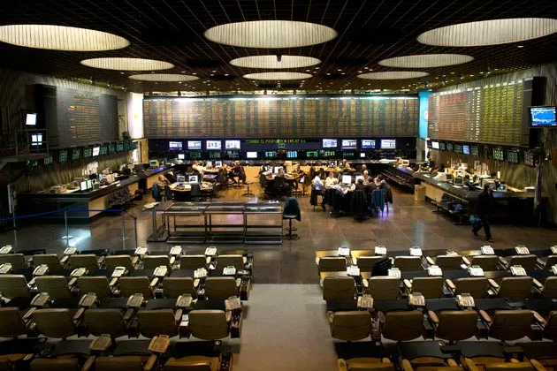 Argentina's Stock Market in Buenos Aires.