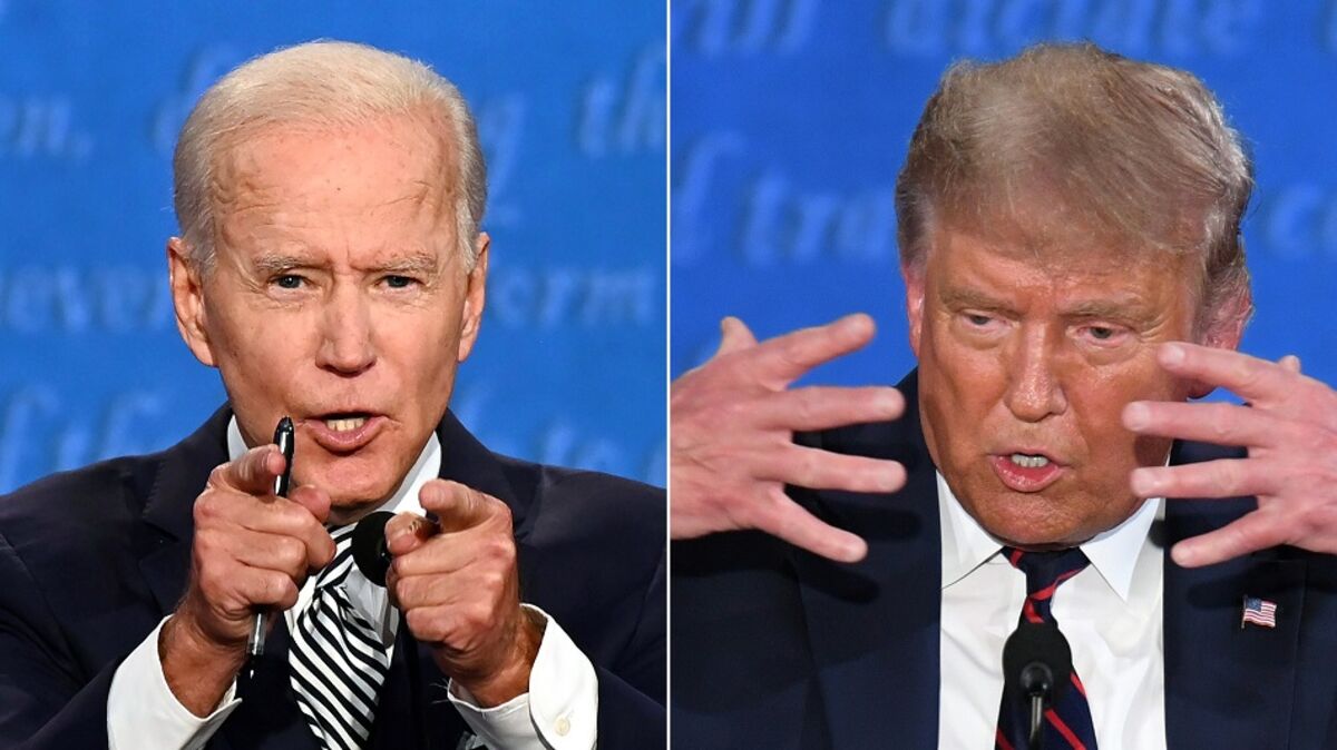 Trump Vs Biden Full Replay Of Cleveland Debate Bloomberg