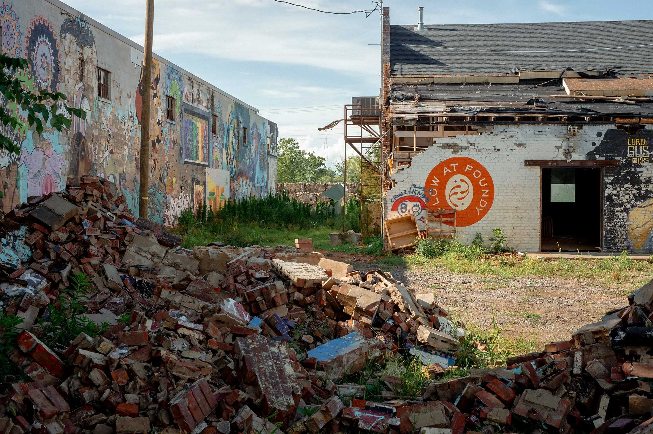Summit Coffee building in the River Arts District.
