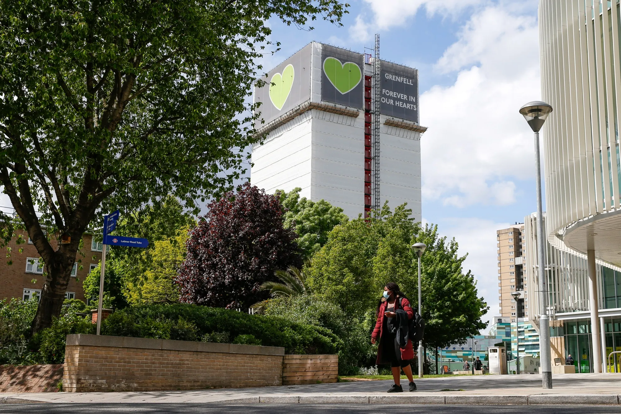 Grenfell Tower in North Kensington, London.