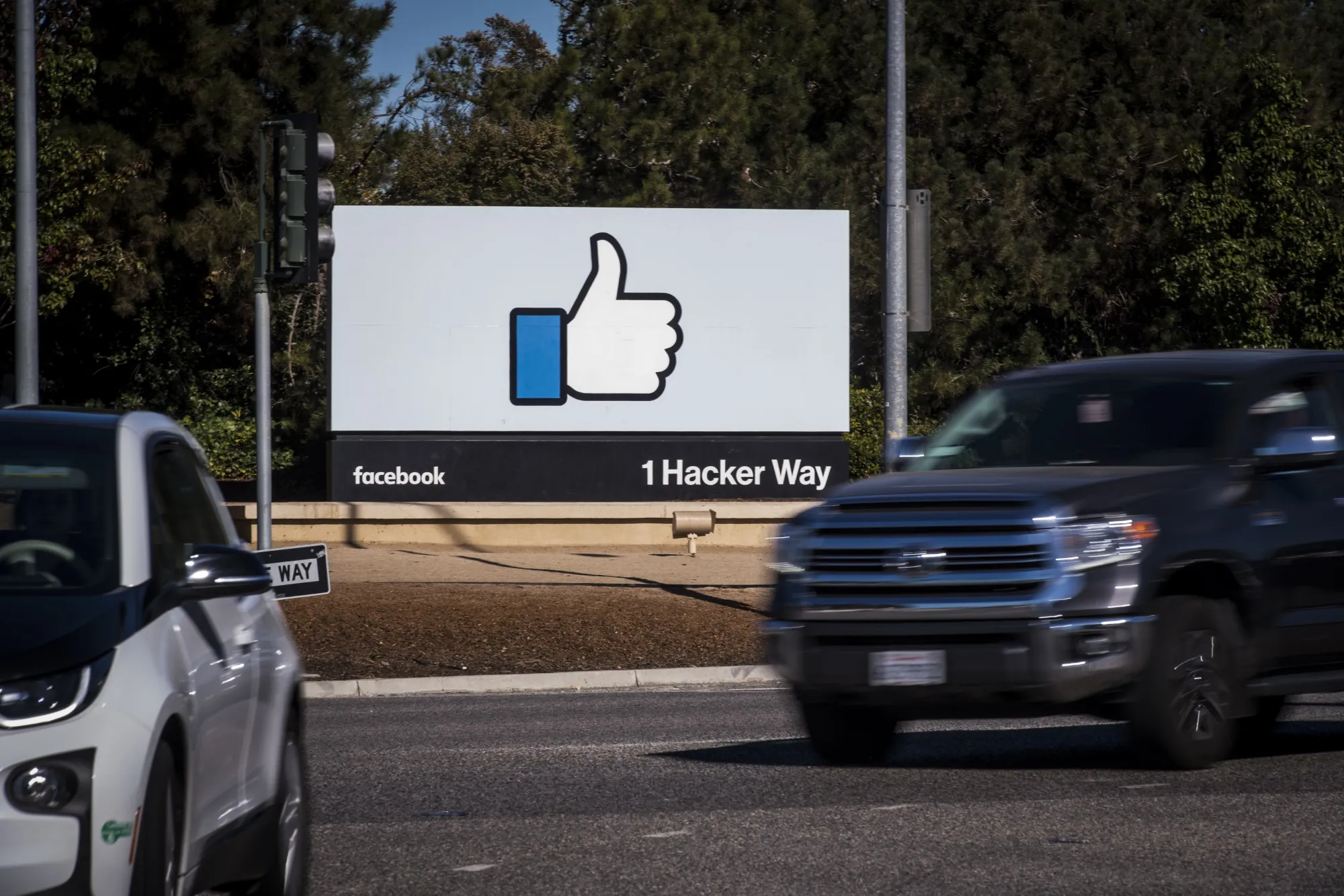 Facebook headquarters in Menlo Park, California.