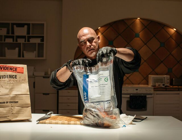 Couto with horse meat recovered as evidence