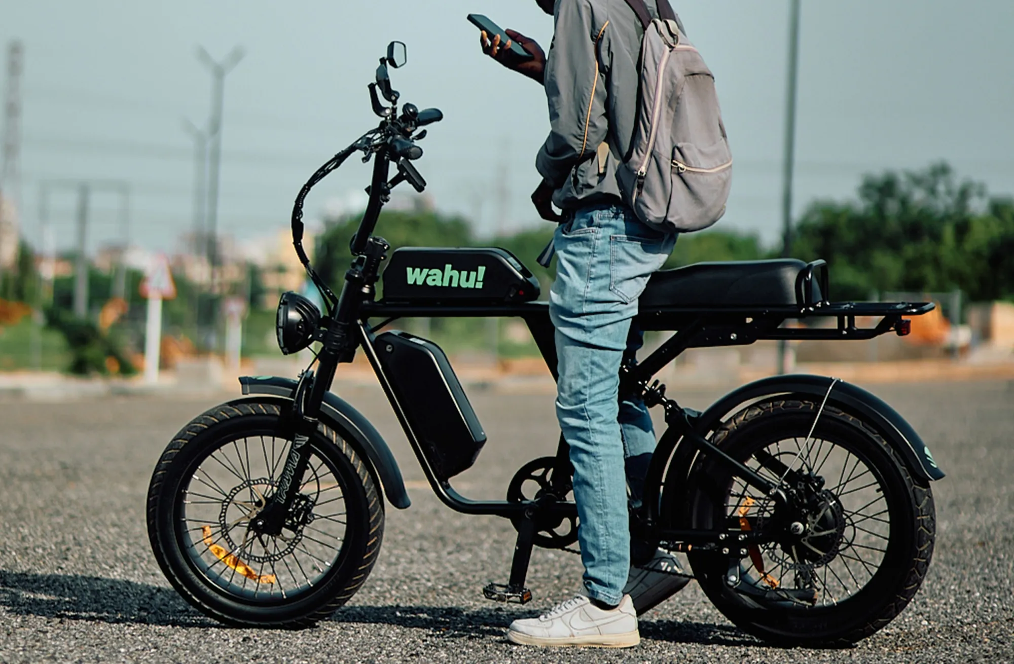 A Wahu Mobility electric bike.