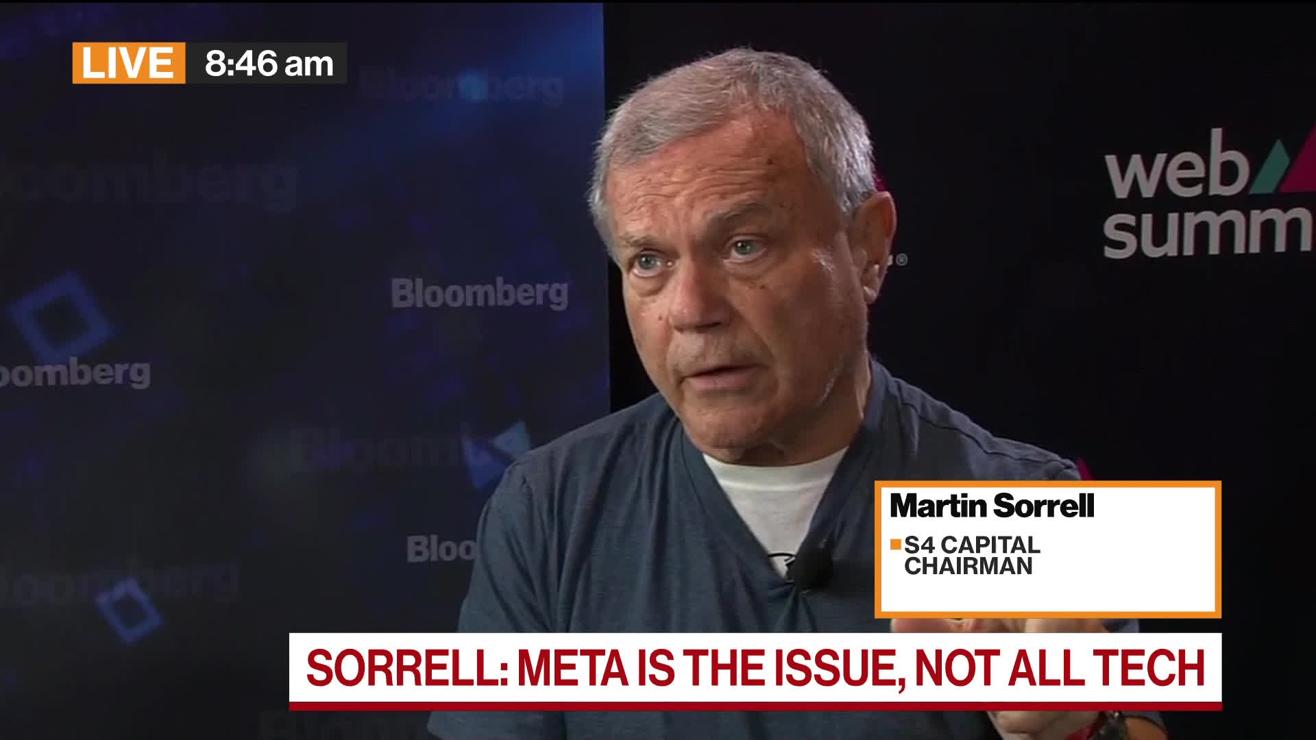 Watch 'Meta Is the Issue' in Tech Advertising, Says S4's Sorrell - Bloomberg Watch 'Meta Is the Issue' in Tech Advertising, Says S4's Sorrell - Bloomberg