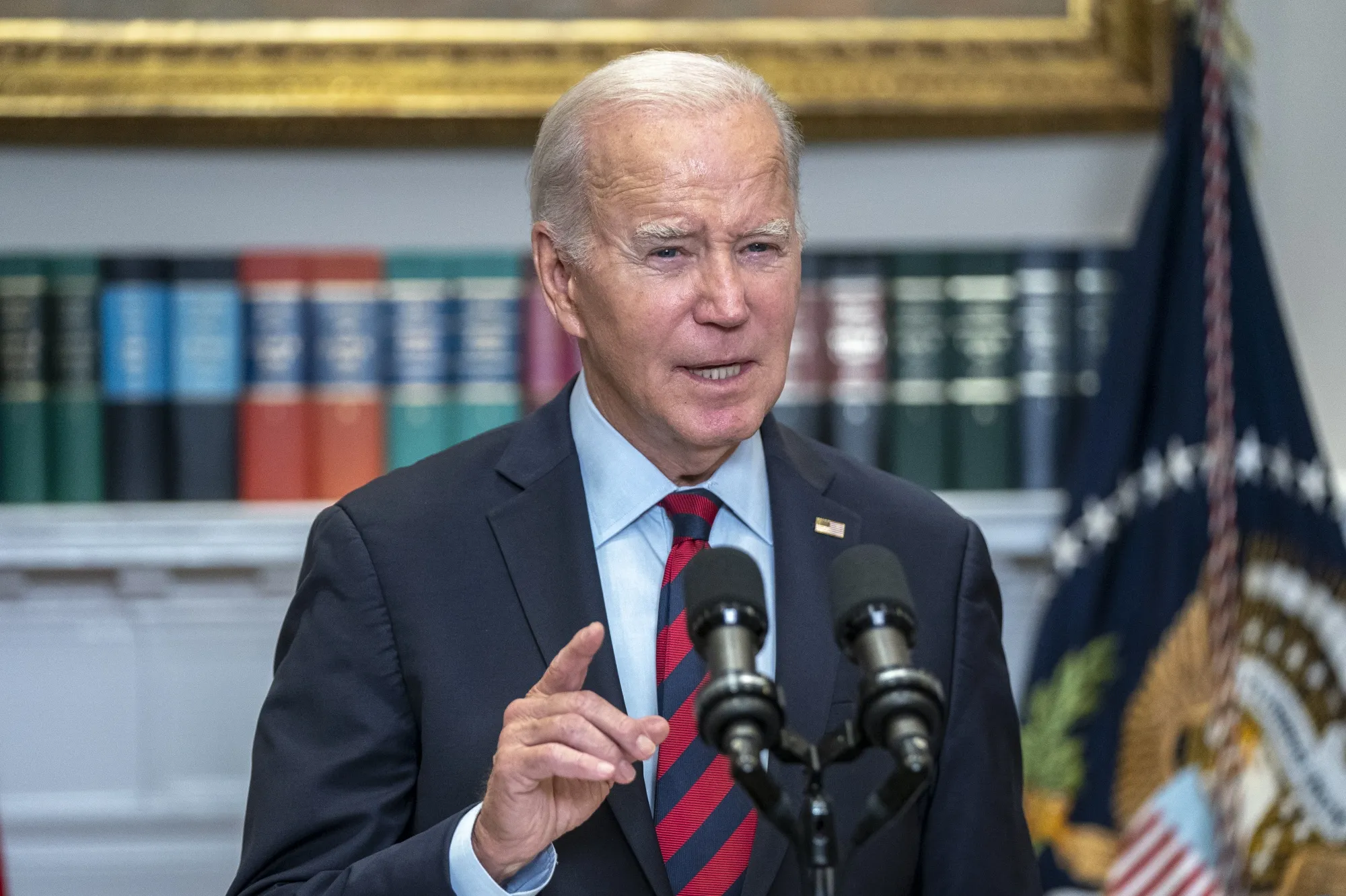 Joe Biden&nbsp;in Washington, DC, US, on Oct. 4.