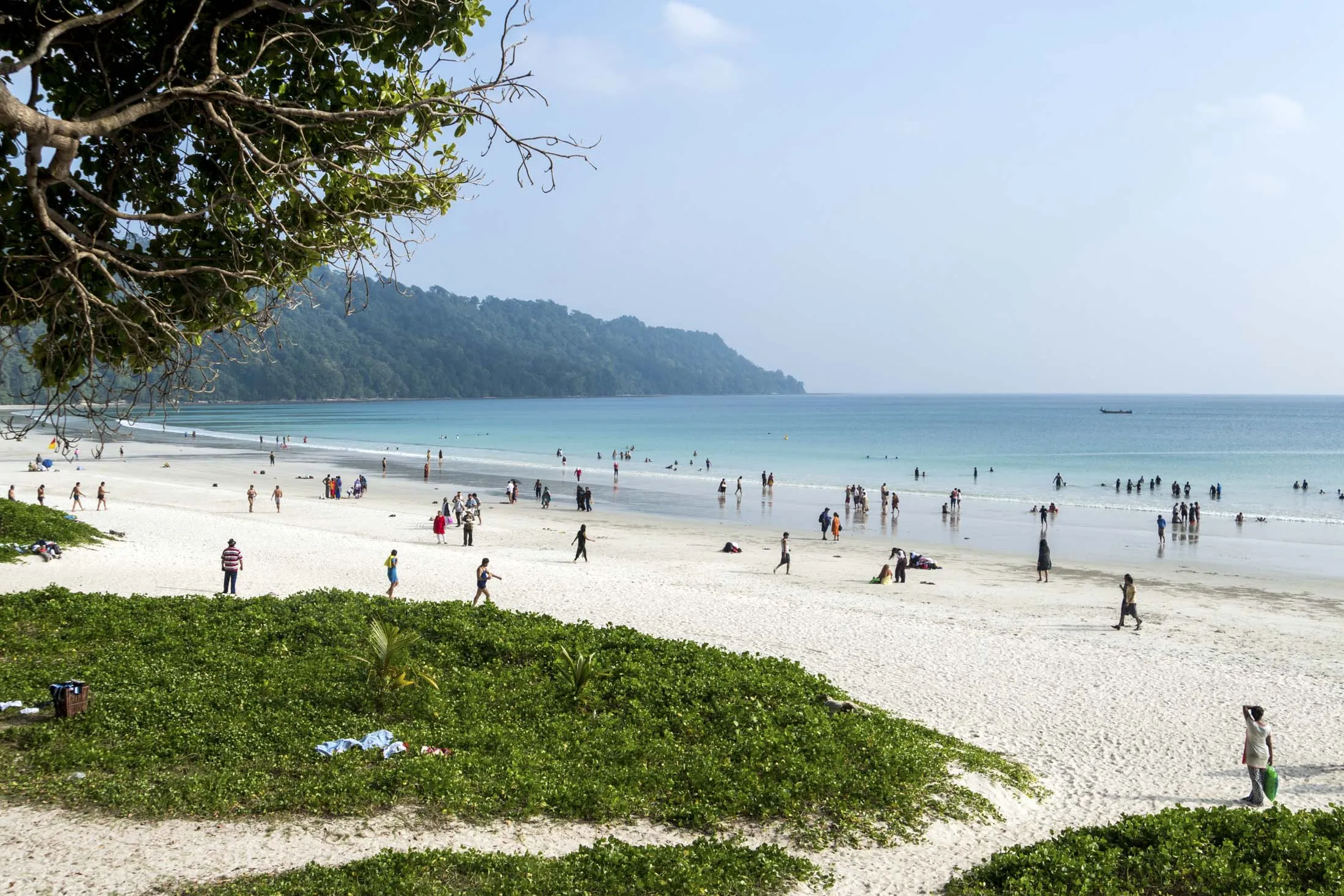 An island in the Andaman Nicobar chain.