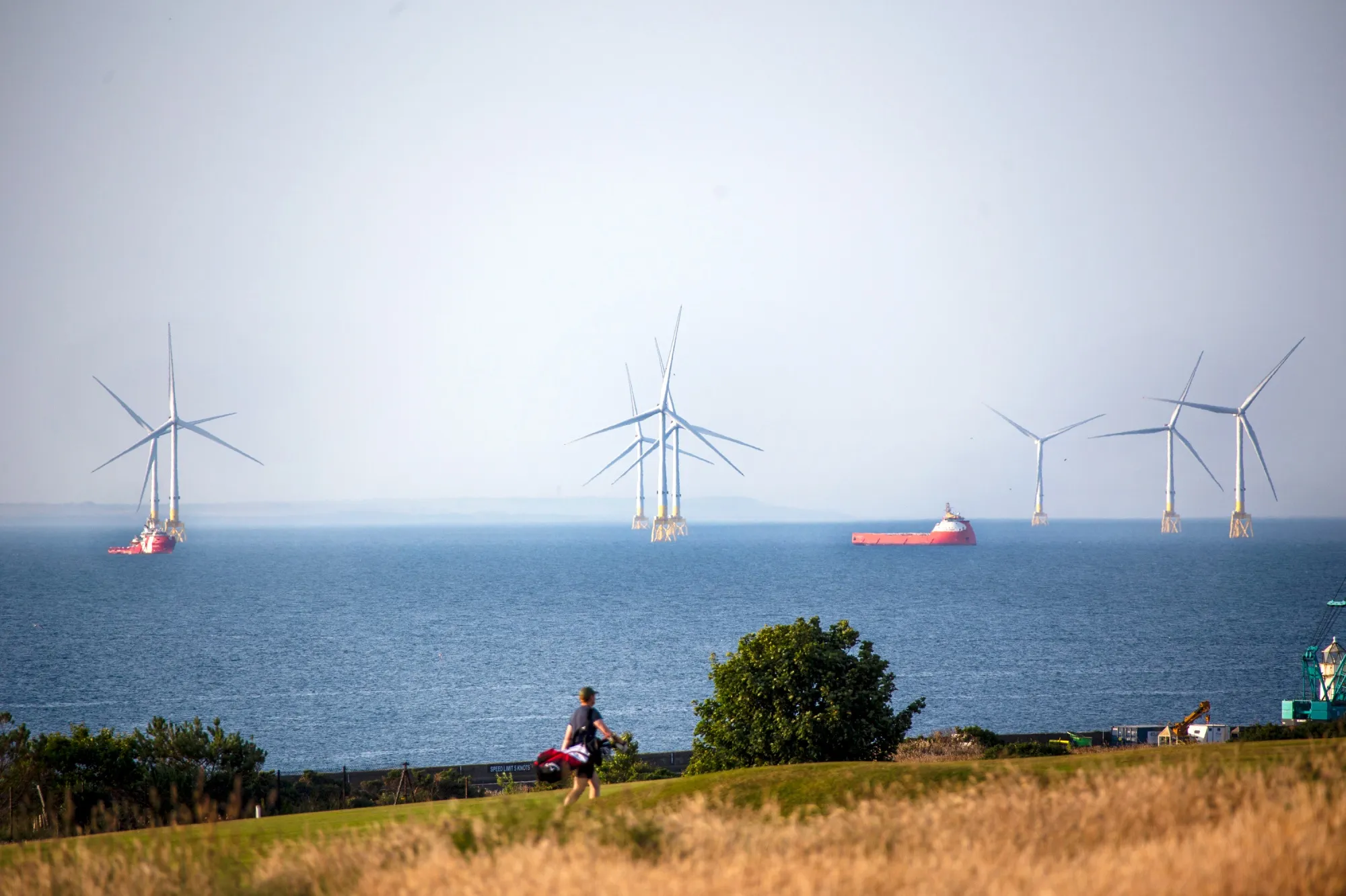 The UK has some of Europe’s best wind conditions and the most turbines deployed at sea, where gusts tend to be stronger and more consistent.