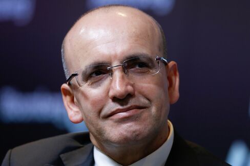 Mehmet Simsek, Turkey's deputy prime minister pictured at Bloomberg LP's European headquarters in London, U.K., on Monday, Jan. 18, 2016.