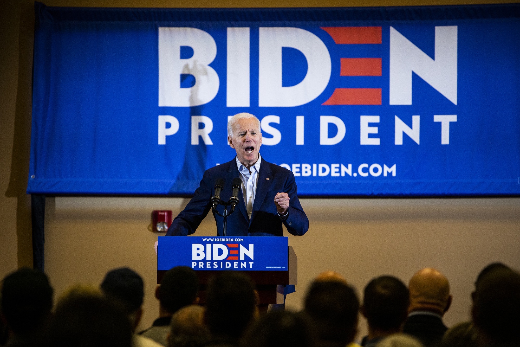 Joe Biden speaks during a campaign stop in Henderson, Nevada&nbsp;on&nbsp;May 7.&nbsp;