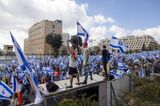Anti-Government Protests Outside Parliament Against Judicial Review