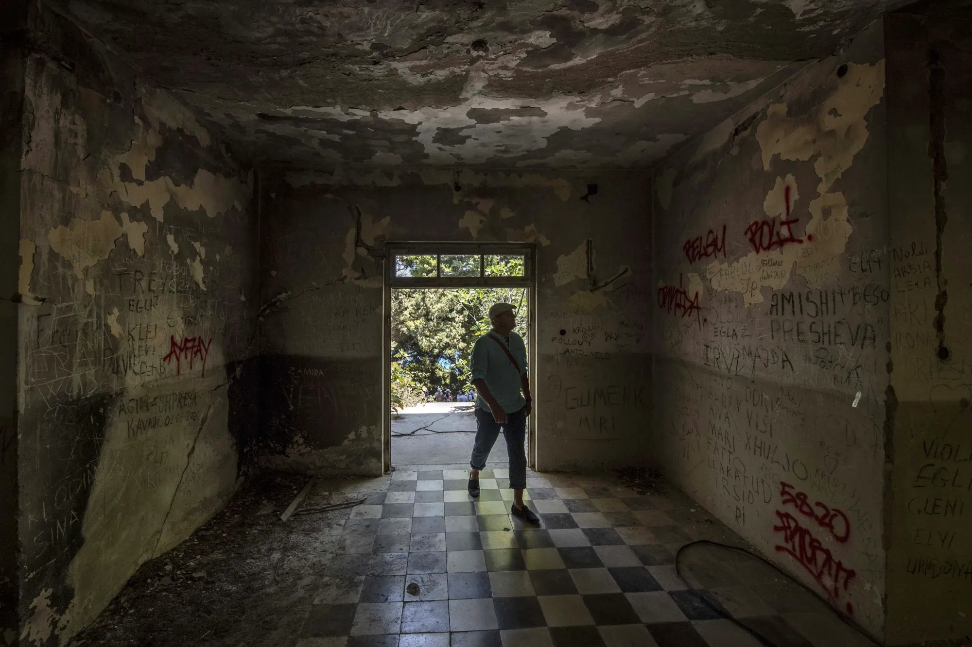 An abandoned primary school for the children&nbsp;of former Albanian army personnel&nbsp;serving on Sazan Island.