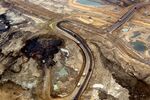 Oil is mined near Fort McMurray, Alberta, Canada.

