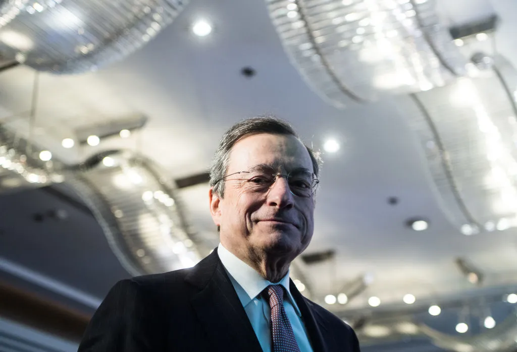 Mario Draghi is near the end of his term.