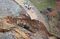 Crews work on a damaged section of the Oroville Dam on Feb. 13, 2017.