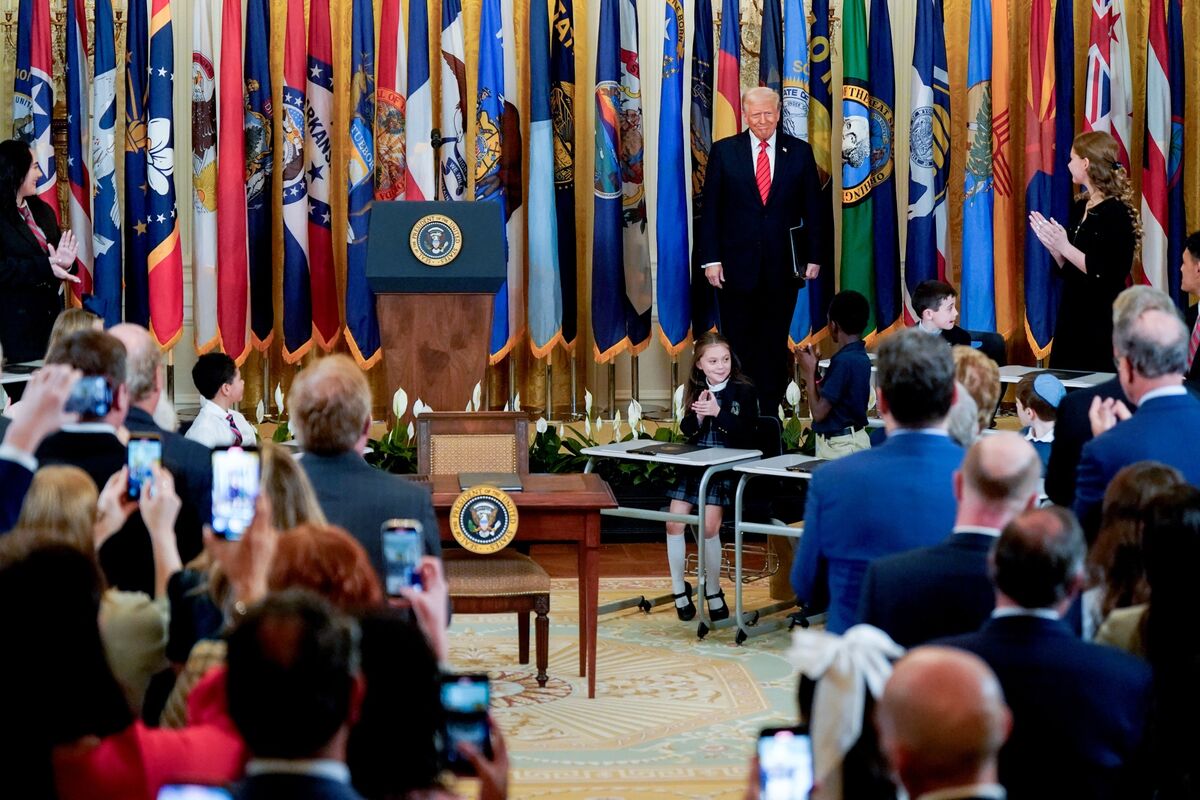 Trump Cheers Activists With Order to Dismantle Education Department