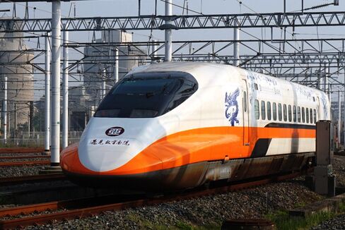 A Taiwan High Speed Rail Corp. (THSRC) train