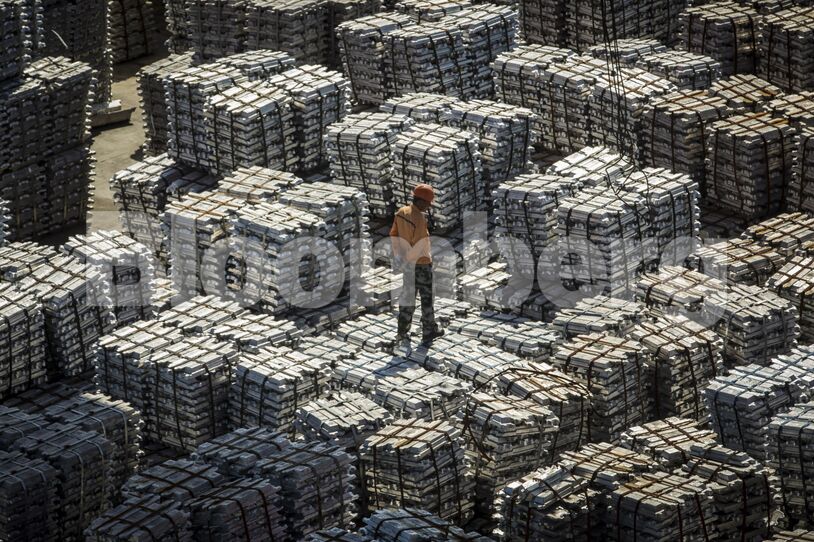 Views of Aluminum Stockyards as China, U.S. Roll Out New Tariffs