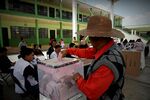 メキシコで4日行われた統一地方選挙の様子。