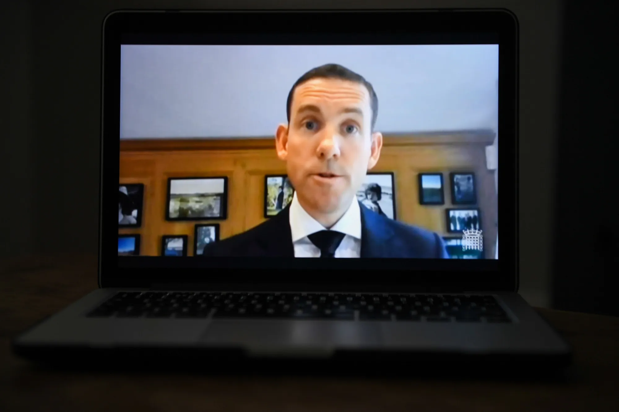 Lex Greensill gives evidence during a live steam of a Treasury Select Committee hearing into the collapse of his company, on May 11.