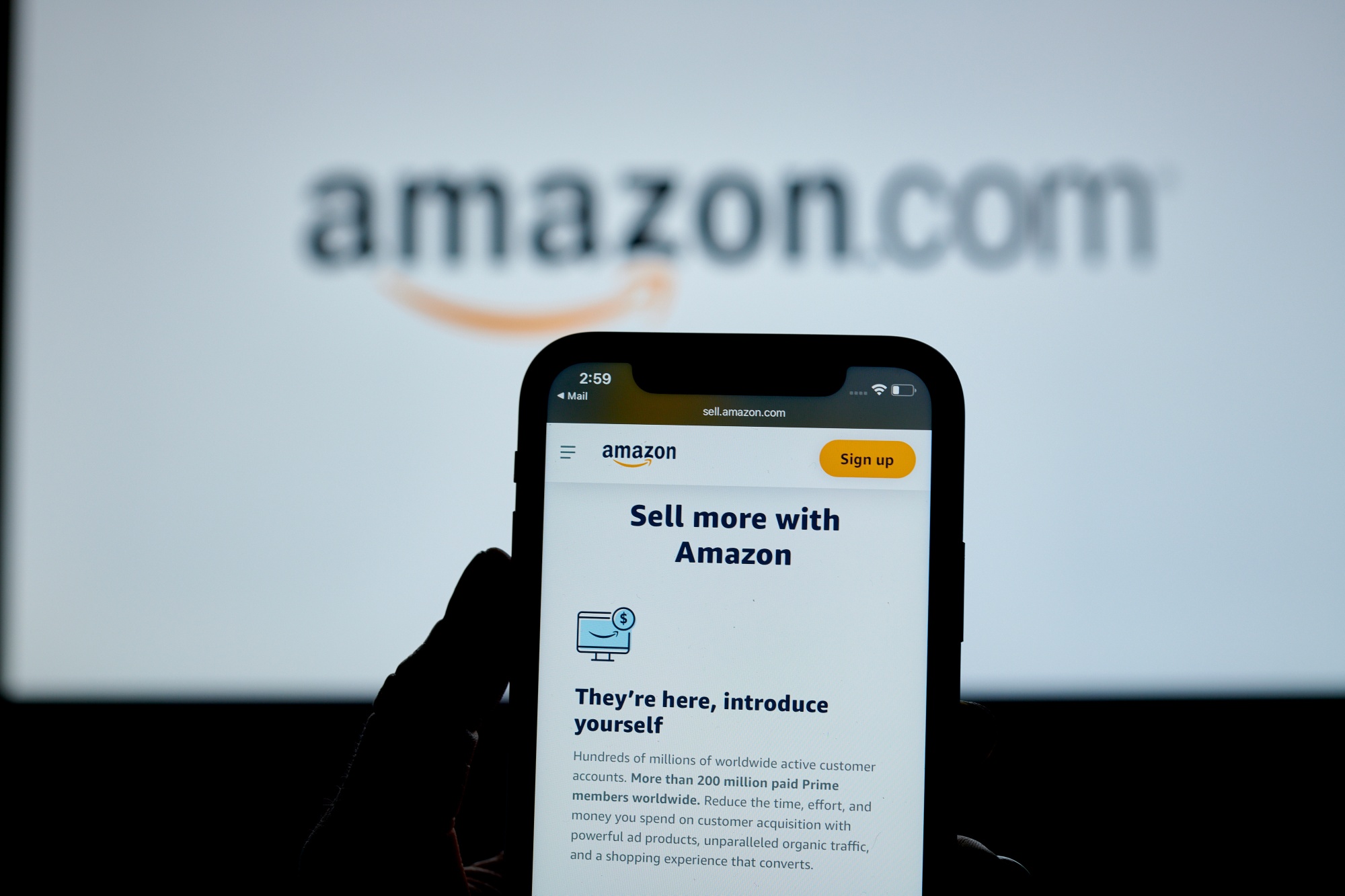 The Amazon.com website. Photographer: Gabby Jones/Bloomberg