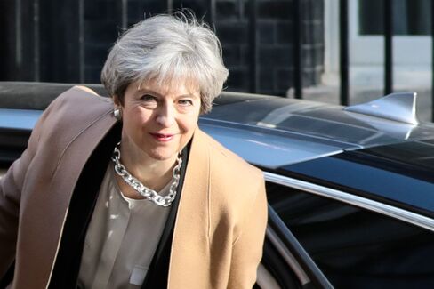 Theresa May on April 19.