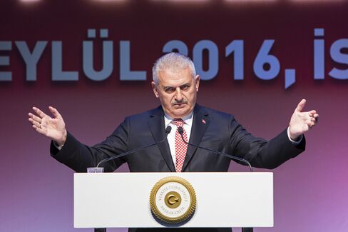 Binali Yildirim on Sept. 2.