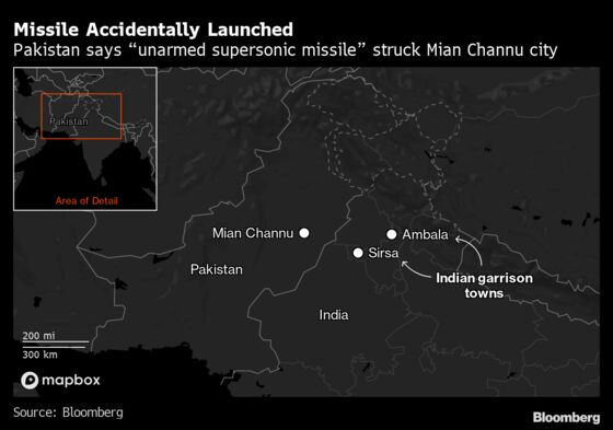 India’s Stray Missile Put Dozens of Passenger Jets at Risk