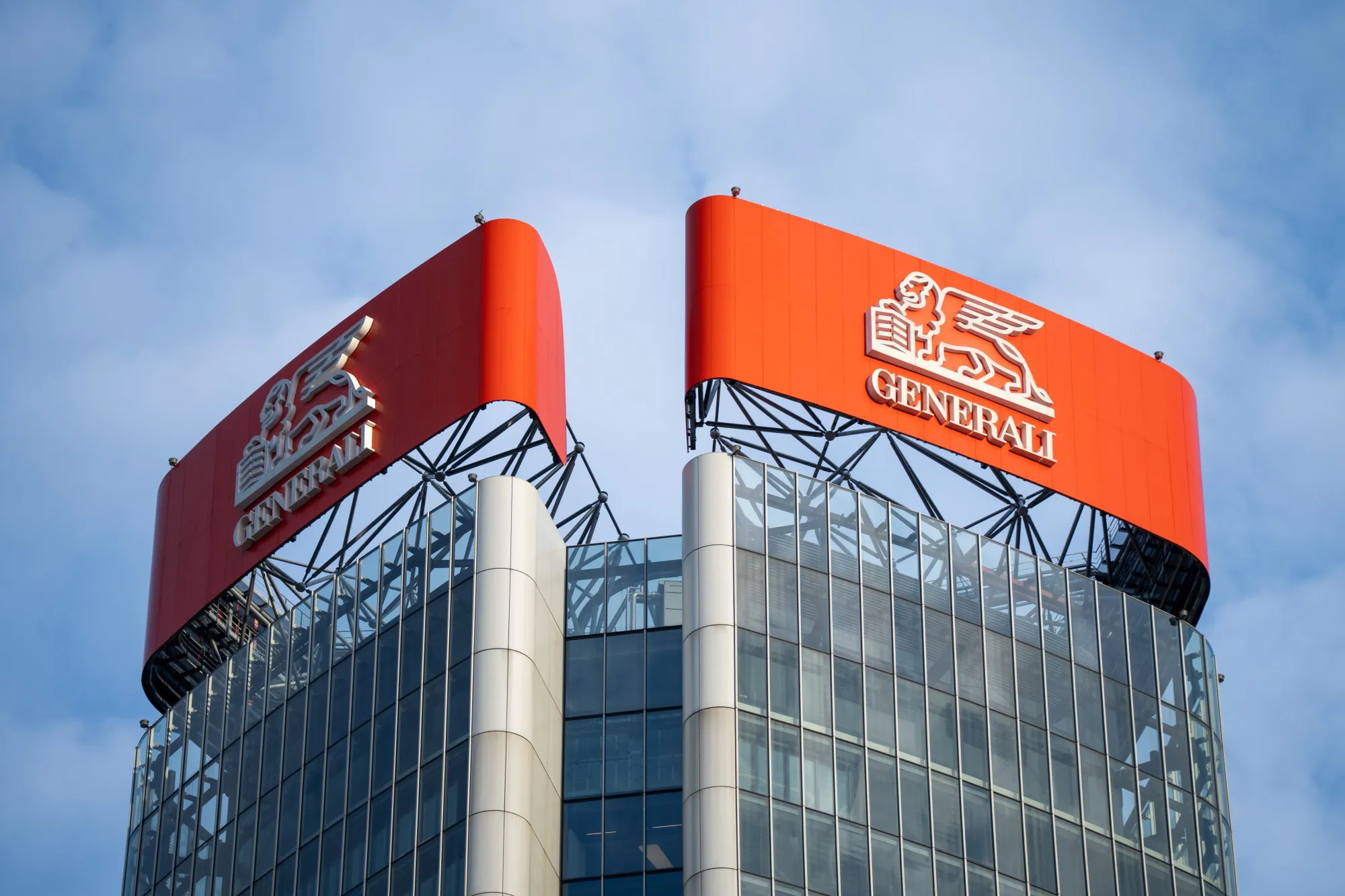 The Assicurazioni Generali headquarters in Milan, Italy.