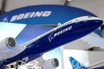 A model of Boeing Co. 787 Dreamliner aircraft.