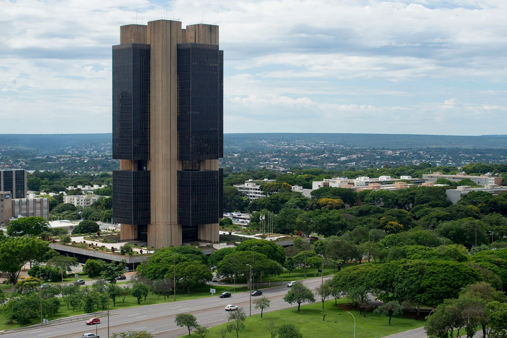 The Central Bank of Brazil headquarters in Brasilia.